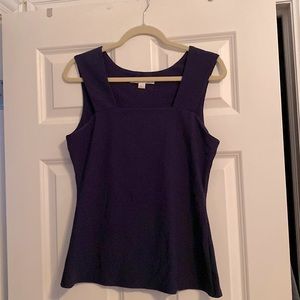 Boston Proper travel top navy blue size Medium